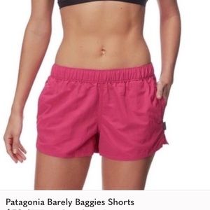 Patagonia Barely Baggies Pink Shorts